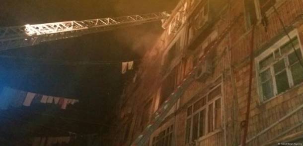 FHN-dən Sumqayıtda yanan yataqxana binası ilə bağlı açıqlama