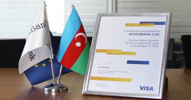 AccessBank Visa İnternational tərəfindən mükafata layiq görülüb (R)