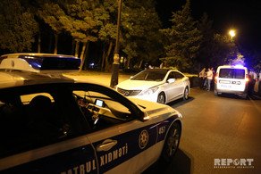 PPX avtomobili qəza törətdi, 2 polis yaralandı