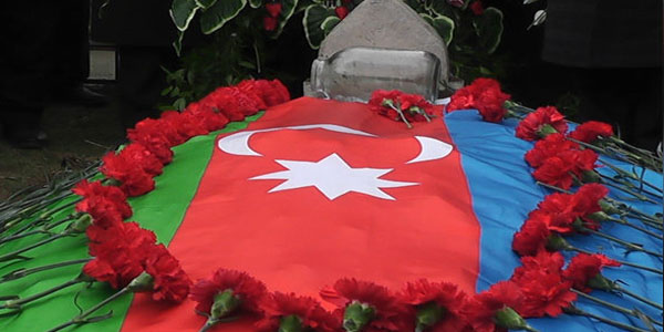 Azərbaycan ordusunun polkovniki dəfn edildi (YENİLƏNİB/FOTOLAR)