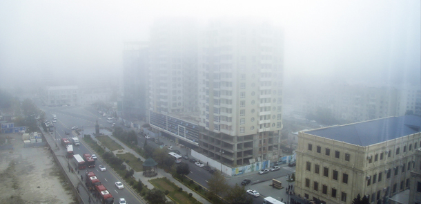 Nazirlik: Azərbaycana Ərəbistan yarımadasından toz dumanı daxil olub