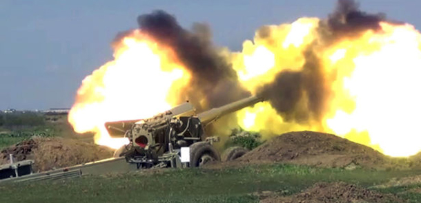 Raket və artilleriya qoşunlarının döyüş atışları (FOTO/VİDEO)