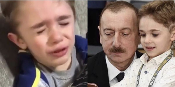 Prezidenti görmək üçün ağlayan uşaq arzusuna çatdı: İlham Əliyev 