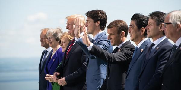 G7 zirvəsi davam edir: Tramp Putini çağırdı, narazılıq yarandı (FOTOLAR)