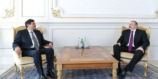 Prezident Nikolay Hristov Yankovu qəbul edib (FOTO)