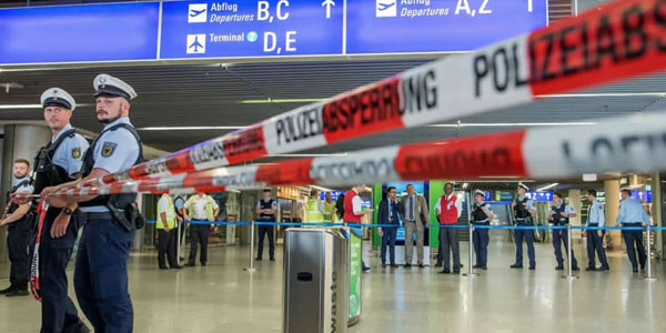 Frankfurt hava limanı boşaldıldı: polis əməliyyata hazırlaşır