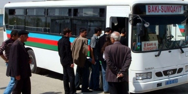 Bakı-Sumqayıt avtobuslarında gediş haqqı 60 qəpiyə endirildi