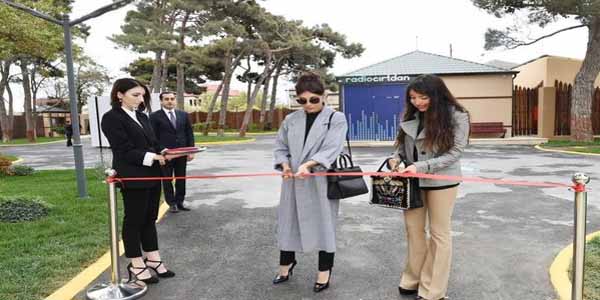 Mehriban Əliyeva “Cırtdan” istirahət və sağlamlıq mərkəzinin açılışında (FOTO)