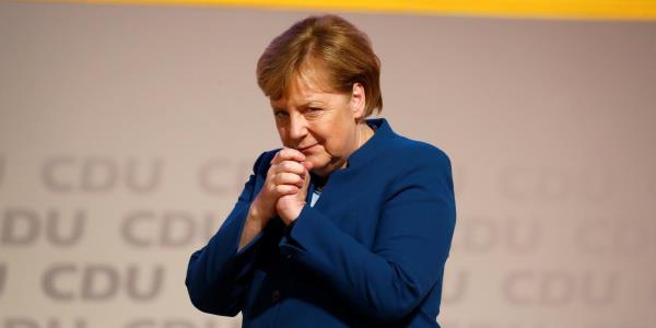 Merkeldən vida nitqi