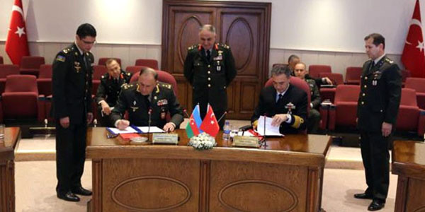 Azərbaycanla Türkiyə arasında hərbi əməkdaşlığa dair yeni sənəd imzalandı (FOTO)