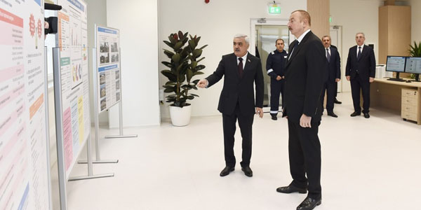 Prezident neft emalı zavodunda açılış edib (FOTOLAR)