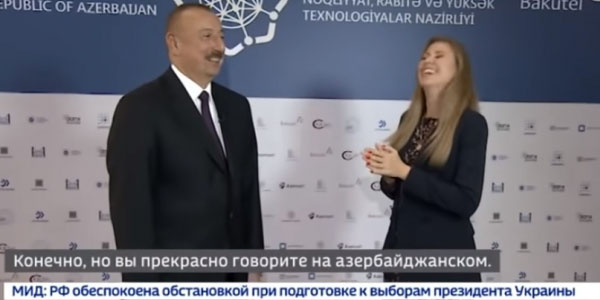 İlham Əliyevin rus jurnalistlə səmimi söhbəti (VİDEO)