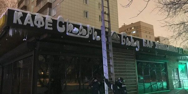 Moskvada azərbaycanlı biznesmenin kafesi yandı (FOTO/VİDEO)