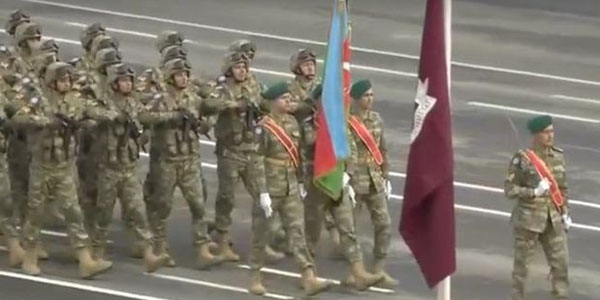 Azərbaycan hərbçiləri Pakistanda hərbi paradda (FOTOLAR)