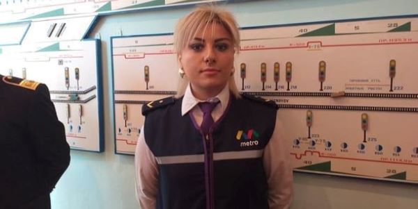 Bakı metrosunun ilk qadın maşinisti: 
