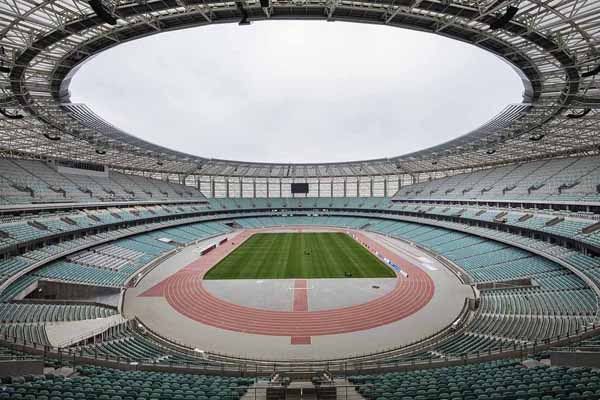 Bakı Olimpiya Stadionu UEFA tərəfindən mükafatlandırılıb (FOTO)