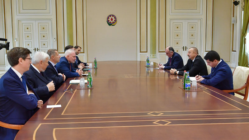 İlham Əliyev Minsk qrupunun həmsədrlərini qəbul etdi