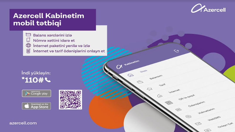 Azercell-in “Kabinetim” mobil tətbiqi yeniləndi! (R)