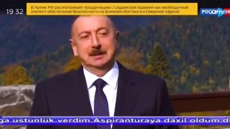 Rossiya-24 TV-nin reportajında Azərbaycan Prezidentinin tələbə bileti nümayiş olundu (FOTO)