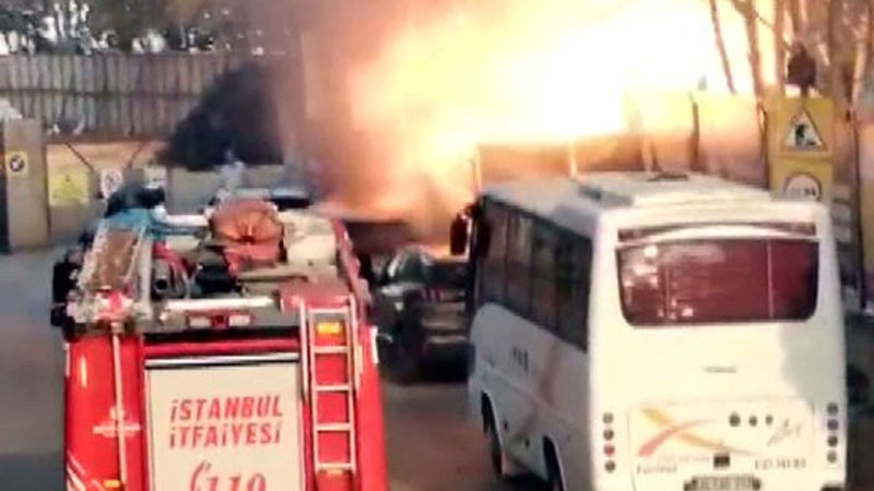 Alov alan lüks “Cip” bomba kimi partladı (FOTO/VİDEO)