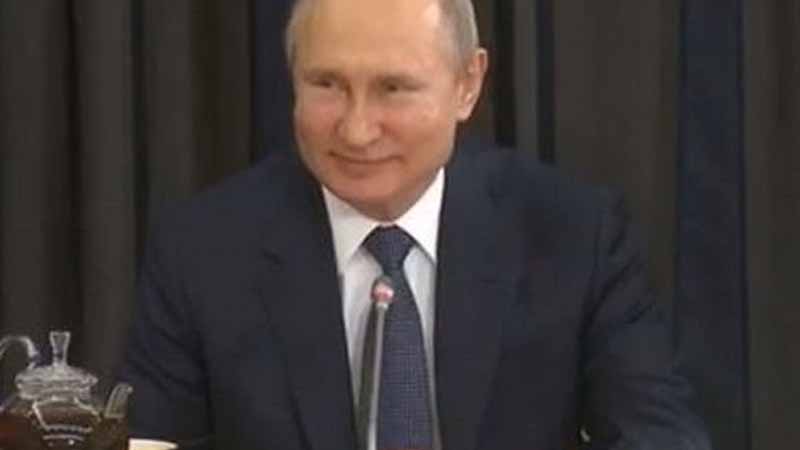 Putin yenə alman dilində danışdı (VİDEO)