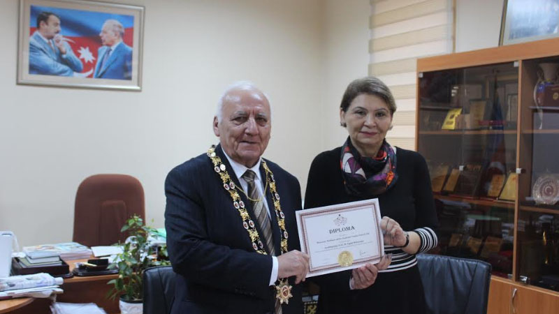 Yaqub Mahmudov Oksford Akademik Birliyinin fəxri professoru adına layiq görüldü (FOTO)