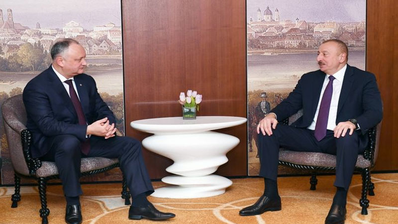 İlham Əliyev Münhendə Moldova Prezidenti İqor Dodonla görüşüb (FOTO)