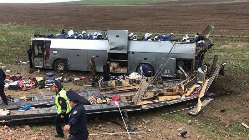 19 nəfər avtobus qəzasına qurban getdi