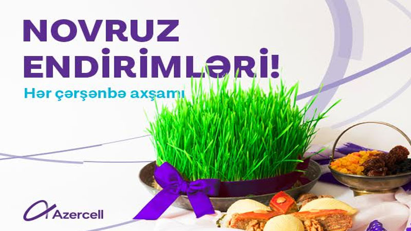 İlk Novruz hədiyyəniz Azercell-dən olsun! (R)