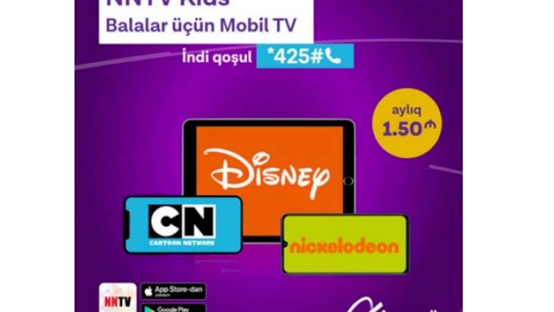 “Azercell” uşaqlar üçün “Mobil TV” xidmətini istifadəyə verdi