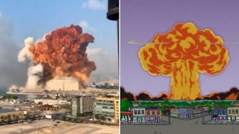 “Simpsonlar” Beyrutdakı partlayışı da “təxmin edib”? (FOTO)