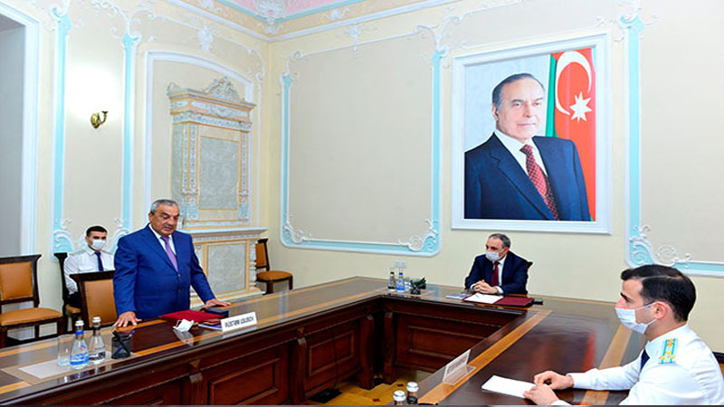 Baş prokuror Rüstəm Usubovla görüşdü (FOTO)