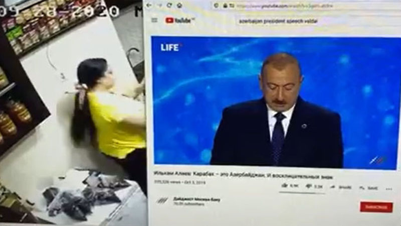 İrəvanın mərkəzində İlham Əliyevin çıxışı yayımlandı (VİDEO)