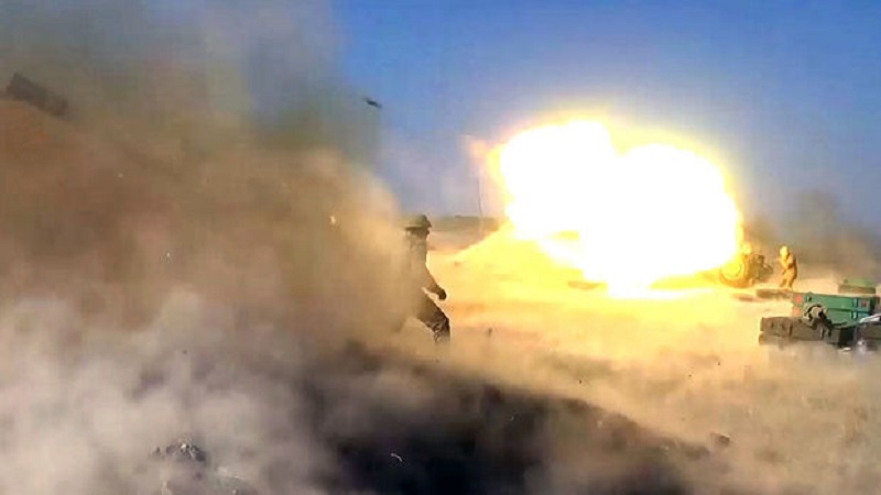 Gəncə qurbanlarının qanı yerdə qalmadı: Düşmən mövqelərinə raket-artilleriya zərbələri endirildi(VİDEO)