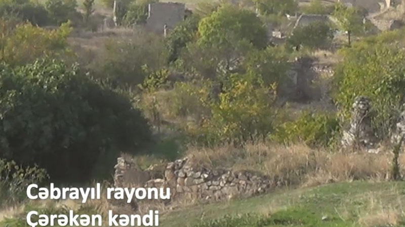 İşğaldan azad olunan daha bir kəndin görüntüləri (VİDEO)