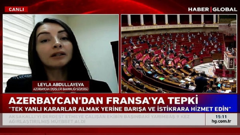 Azərbaycan Fransa səfirinə nota verdi  (VİDEO)