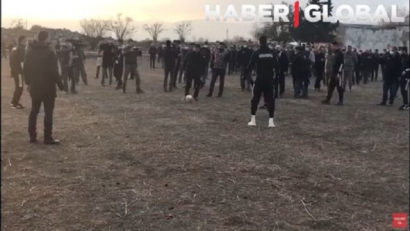 Prezidentin köməkçisi “Qarabağ” klubu ilə Ağdamda futbol oynadı (VİDEO)