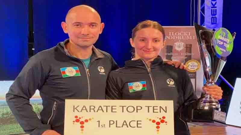 Azərbaycan karateçisi beynəlxalq turnirin qalibi oldu