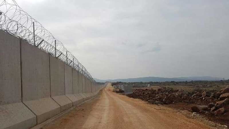 Türkiyə - Suriya sərhədi boyu tikilən beton divarın inşası yekunlaşdı (VİDEO)