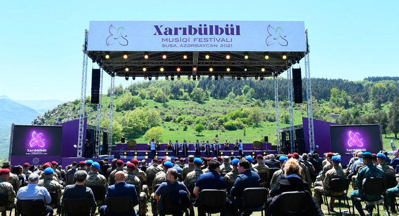 Şuşada “Xarıbülbül” festivalı çərçivəsində bu gün qala konsert keçiriləcək - FOTO