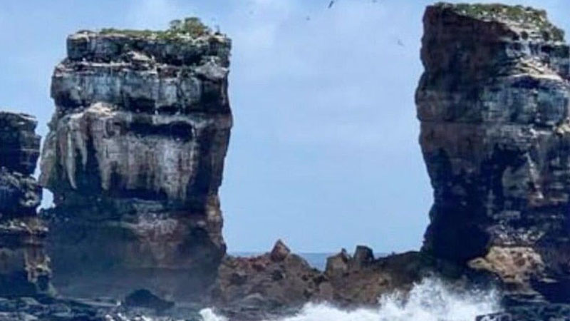 Qalapaqos adalarında məşhur “Darvin tağı” həmişəlik dağıldı (FOTO)