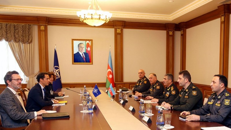 Nazir NATO-nun Qafqaz və Mərkəzi Asiya üzrə xüsusi nümayəndəsi ilə görüşdü (FOTO)