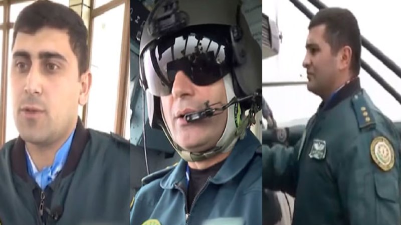 Helikopter qəzasında şəhid olan zabitlərimizin xidmət zamanı görüntüləri (VİDEO)