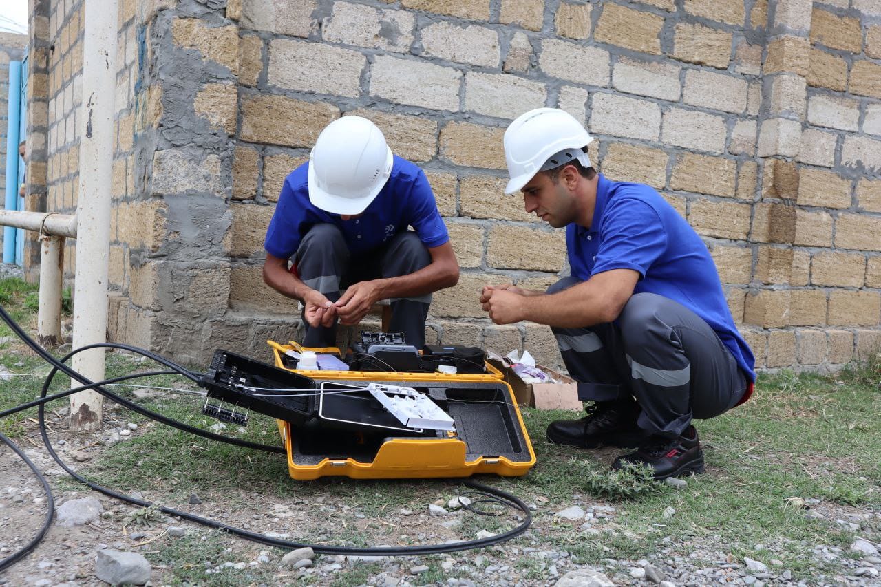 İvanovka və Lahıcda GPON texnologiyası ilə genişzolaqlı xidmətlərin təqdim edilməsinə başlanılıb (FOTOLAR)