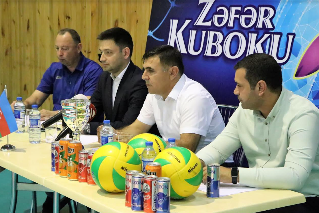 Voleybol üzrə Zəfər Kubokunun püşkü atıldı (FOTO)