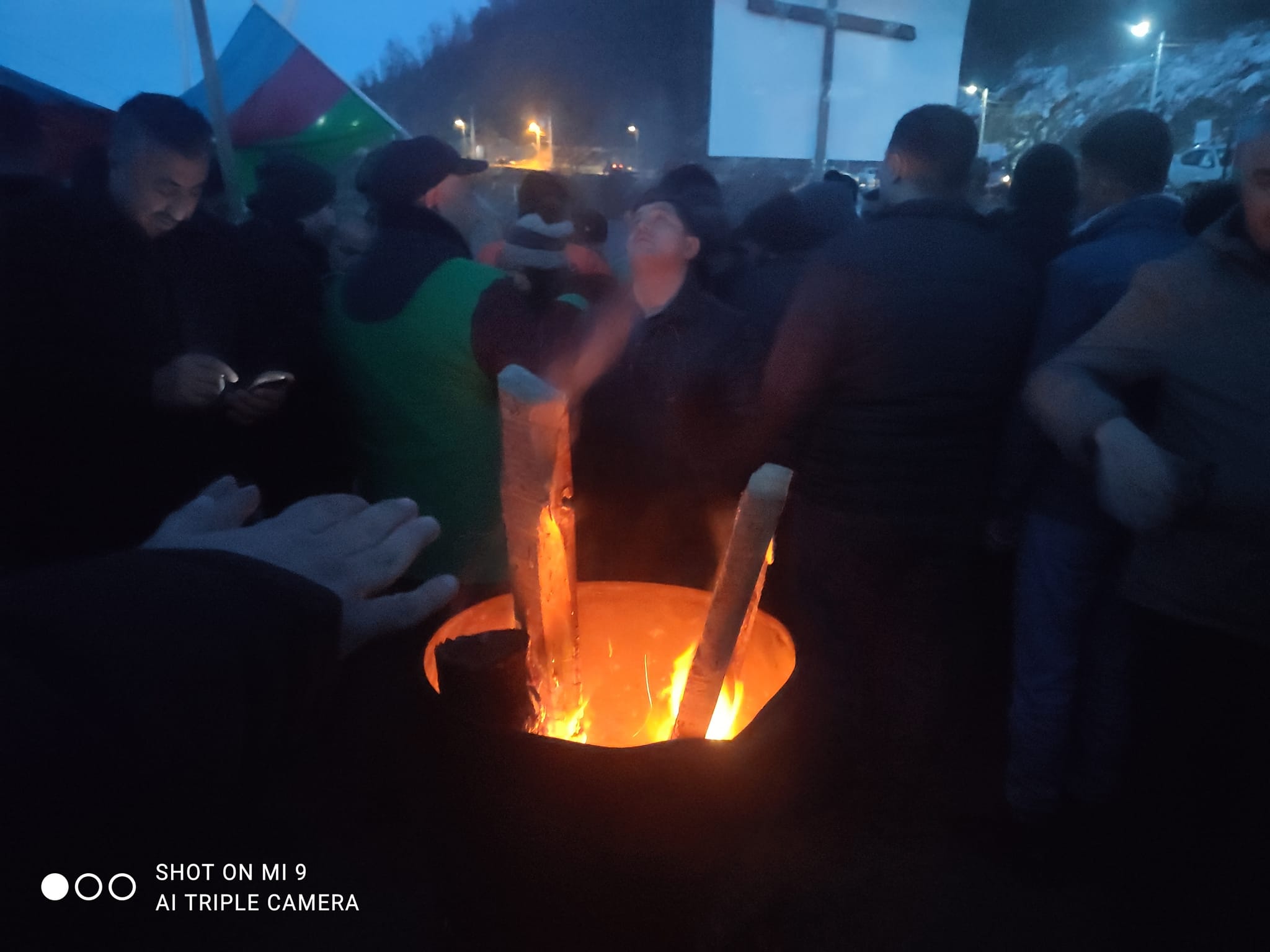 Şuşadakı etirazlar hələ də davam edir... (FOTOLAR)