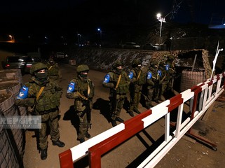 Şuşa-Xankəndi yolunda etiraz aksiyası üçüncü gündür davam edir ( FOTO)