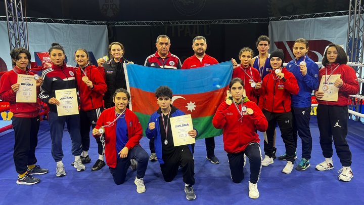 Boksçularımız Serbiyada 11 medal qazandı