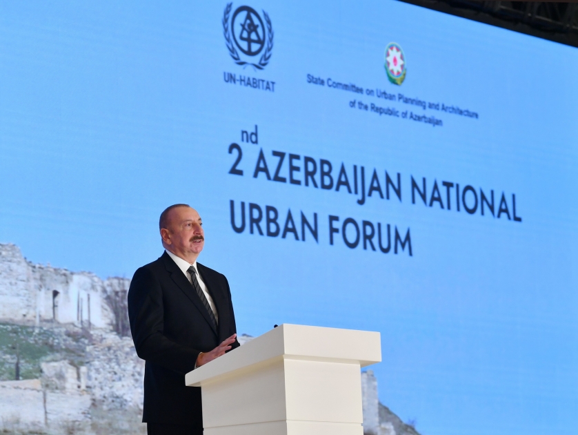Prezident Zəngilanda keçirilən Forumun açılışında iştirak edib (FOTO/YENİLƏNİB)
