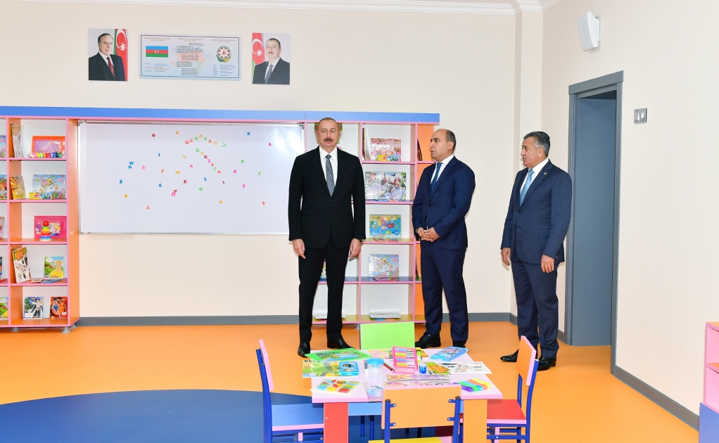 Prezident Xırdalanda məktəb açılışı edib (FOTO/YENİLƏNİB)